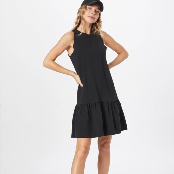 Madewell Dresses & Skirts - Madewell Brightside Ruffle Hem Tank‎ Mini Dress True Black XS